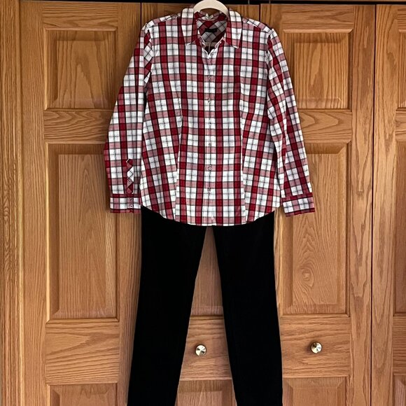 TALBOTS - Button Front Shirt - Classic Plaid -- NEW with Tag - Picture 13 of 13